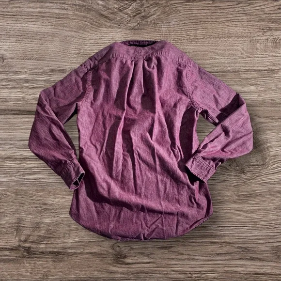 Ralph Lauren Men's Casual Purple Button-Down Shirt - Picture 3 of 8